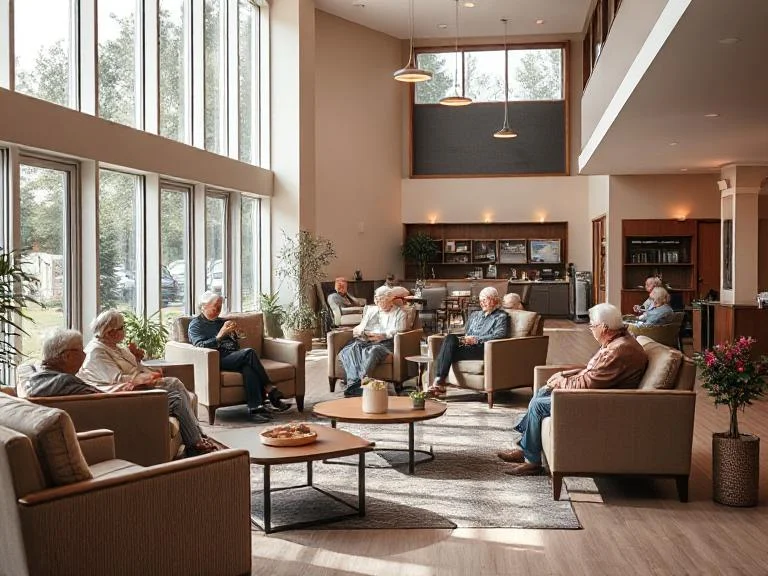 Spacious community lounge at Happy Valley